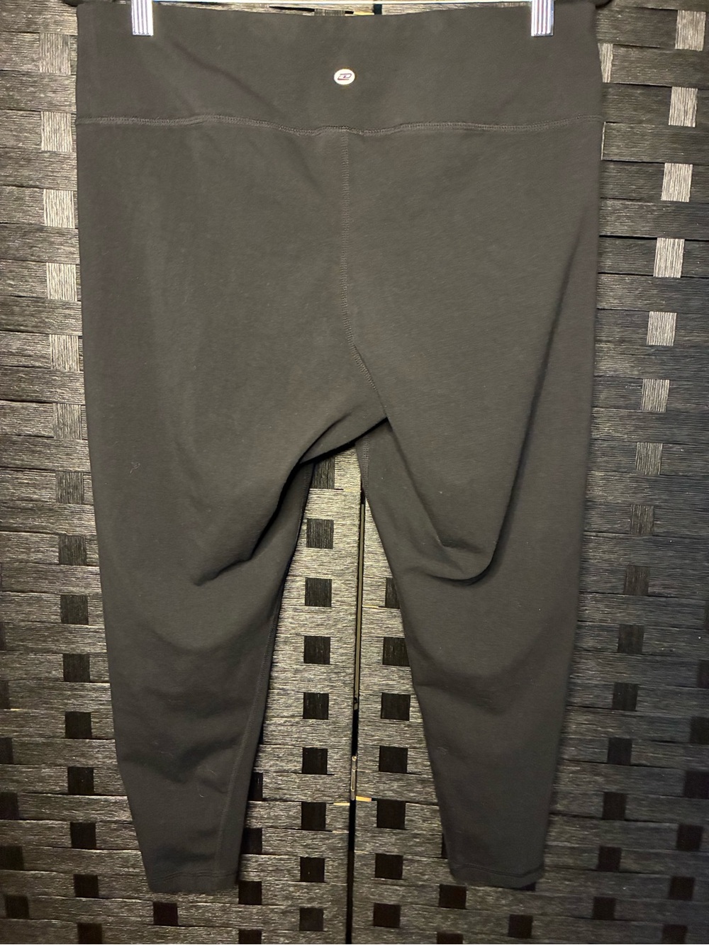 DKNY Black Leggings with Silver Bling Logo - Picture 4 of 4